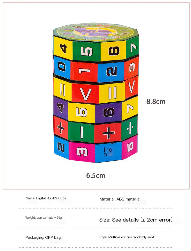 Math Cylinder for Kids Learning Toy