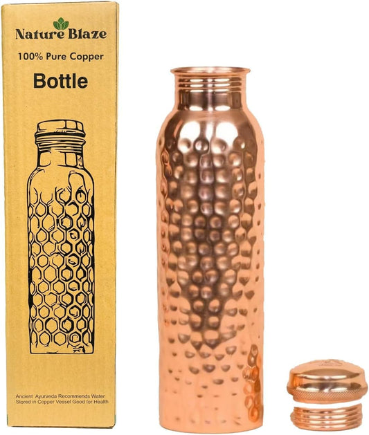 Pure Copper Water Bottle- 34oz