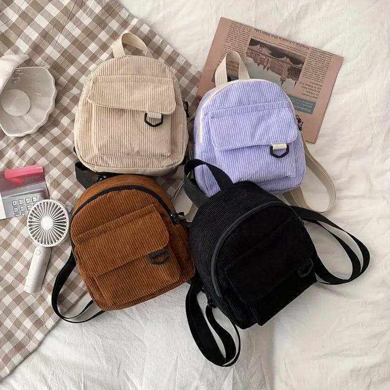 Cute Backpack With Small Cosmetic Bag