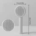 Self-Cleaning Pet Grooming Slicker Brush for Cats & Dogs